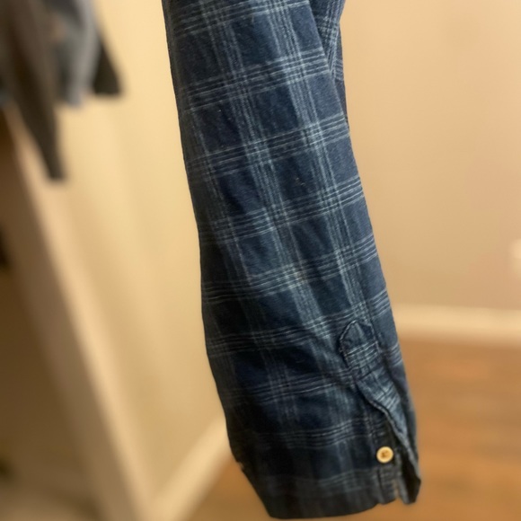 Mens Lucky Brand Collard Button Down Flannel - XL - Picture 5 of 5